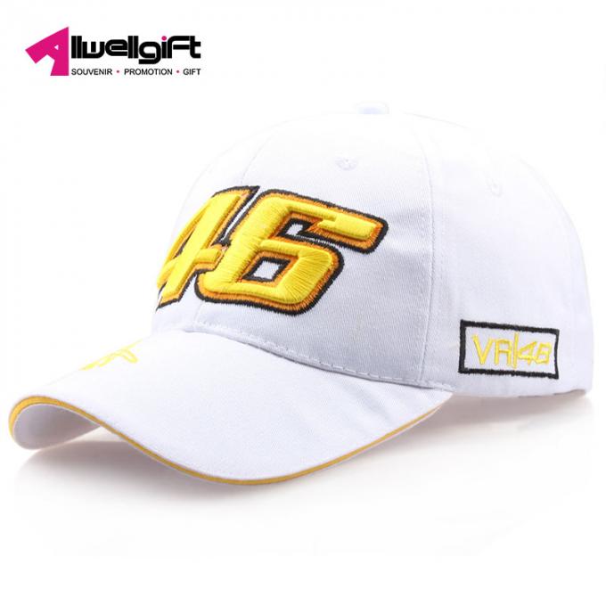 Boné de beisebol acing dos esportes do chapéu da motocicleta do copo do basebol do chapéu do painel do bordado 6 de Digitas da promoção da forma