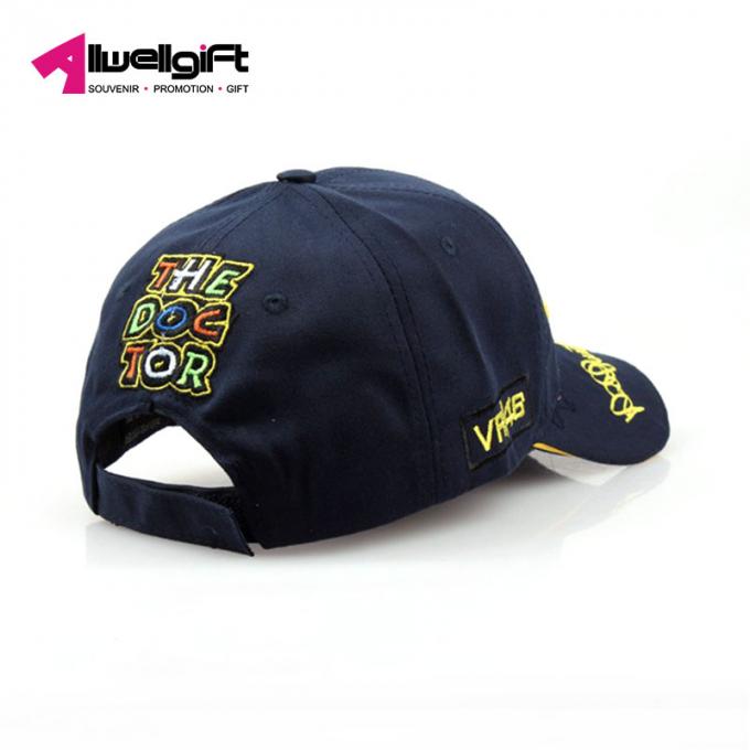 Boné de beisebol acing dos esportes do chapéu da motocicleta do copo do basebol do chapéu do painel do bordado 6 de Digitas da promoção da forma