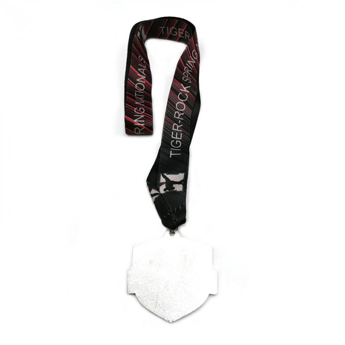 Medalha personalizada do metal do esporte da medalha 3d da concessão da competição das artes marciais da rocha do tigre do logotipo