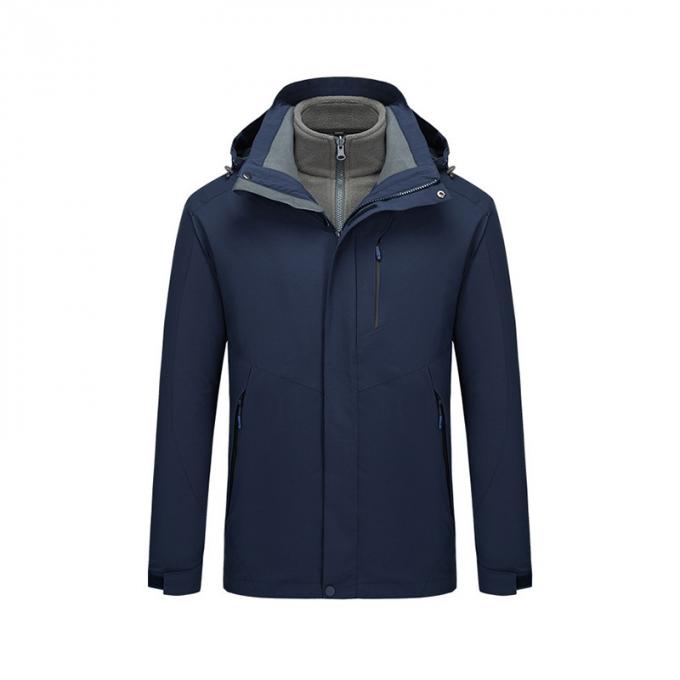 Roupa térmica Windproof macia uniforme do exército de Shell Casual Hooded Jacket Men do revestimento do velo