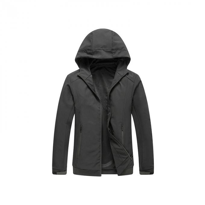 Revestimento de caminhada de pouco peso encapuçado Windproof impermeável do revestimento de esportes exteriores das mulheres secas rápidas novas dos homens da roupa da jaqueta