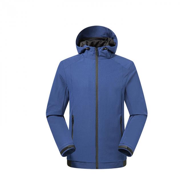 Revestimento de caminhada de pouco peso encapuçado Windproof impermeável do revestimento de esportes exteriores das mulheres secas rápidas novas dos homens da roupa da jaqueta