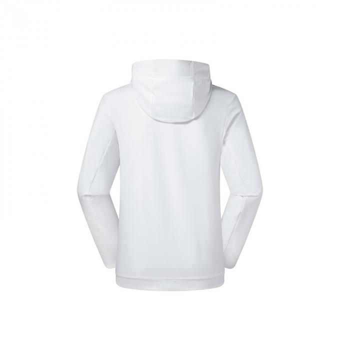 Revestimento de caminhada de pouco peso encapuçado Windproof impermeável do revestimento de esportes exteriores das mulheres secas rápidas novas dos homens da roupa da jaqueta