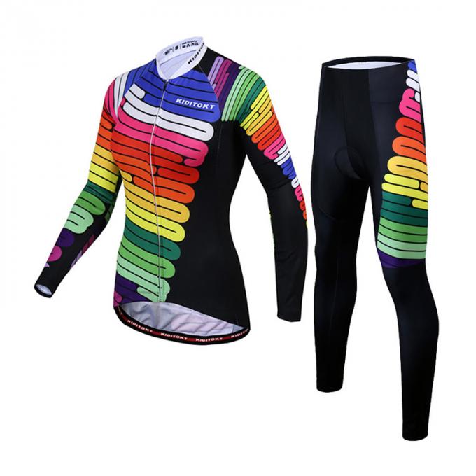 caneleiras de ciclagem respiráveis da mulher da roupa do projeto feito sob encomenda quente do fato do esporte do logotipo da forma da venda