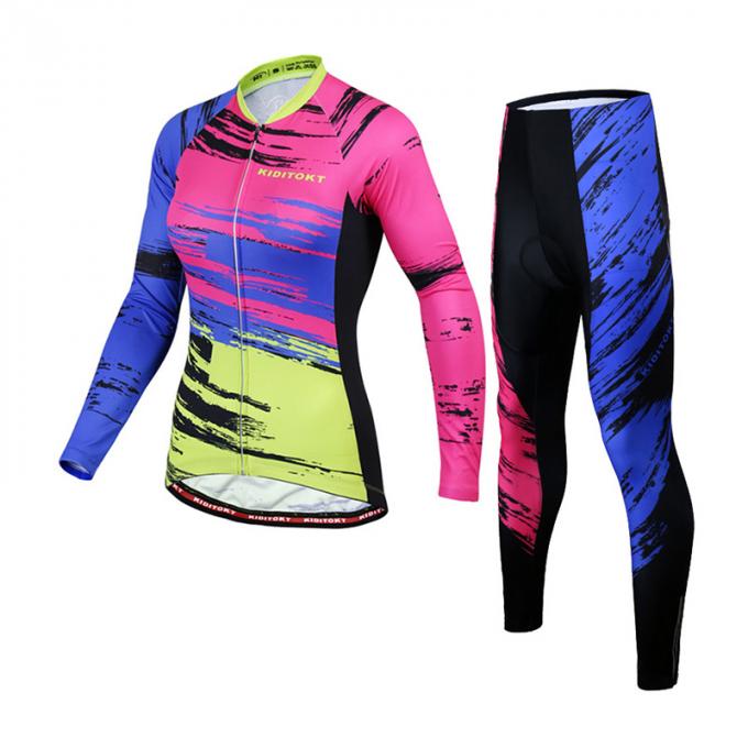 caneleiras de ciclagem respiráveis da mulher da roupa do projeto feito sob encomenda quente do fato do esporte do logotipo da forma da venda