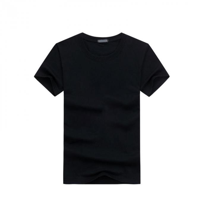 Da cultura empresarial feita sob encomenda do LOGOTIPO da roupa do clube de serviço feito sob encomenda da camisa da propaganda do pescoço do círculo da classe do algodão DIY t-shirt puro da cor