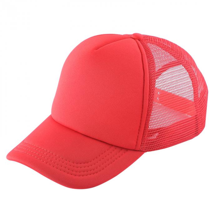 O boné de beisebol ajustável do poliéster do tampão do camionista da malha do snapback dos painéis do chapéu 5 de DIY faturou horizontalmente o chapéu do tampão do camionista