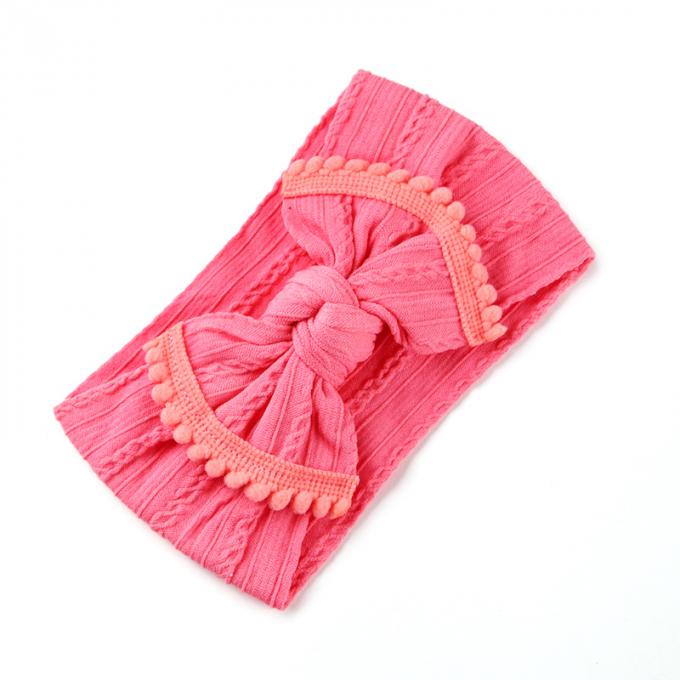 a mão feita sob encomenda por atacado de Bunny Ears dos desenhos animados das crianças da faixa da curva veste o acessório do cabelo das crianças