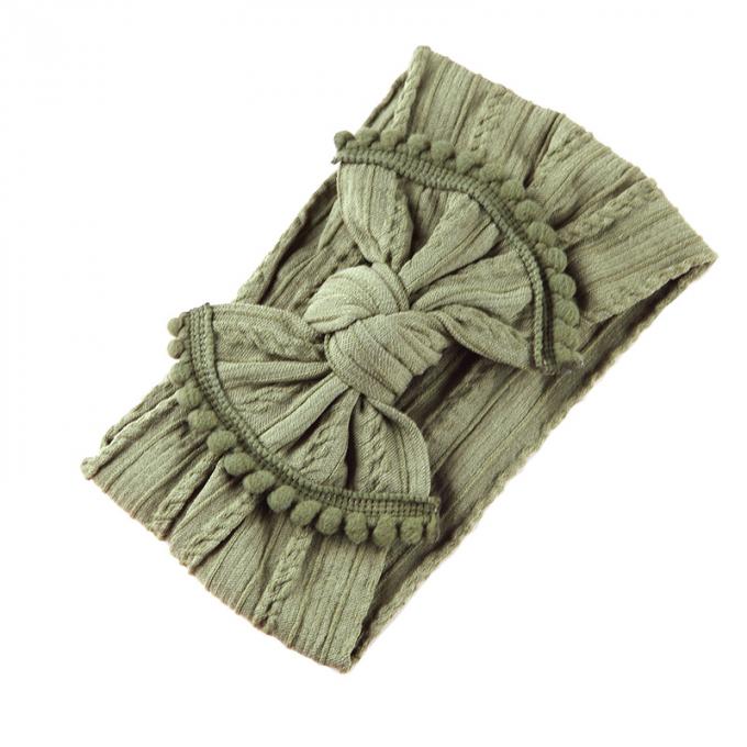 a mão feita sob encomenda por atacado de Bunny Ears dos desenhos animados das crianças da faixa da curva veste o acessório do cabelo das crianças