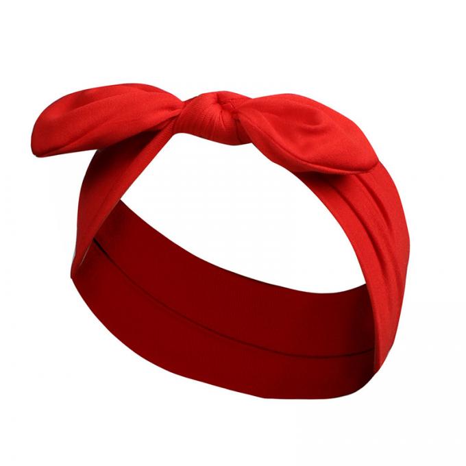 a mão feita sob encomenda por atacado de Bunny Ears dos desenhos animados das crianças da faixa da curva veste o acessório do cabelo das crianças