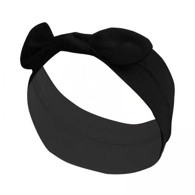 a mão feita sob encomenda por atacado de Bunny Ears dos desenhos animados das crianças da faixa da curva veste o acessório do cabelo das crianças