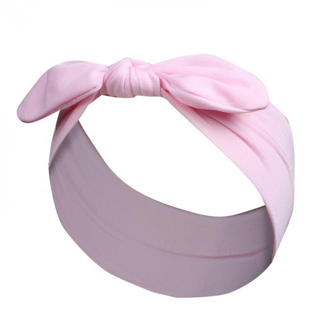 a mão feita sob encomenda por atacado de Bunny Ears dos desenhos animados das crianças da faixa da curva veste o acessório do cabelo das crianças