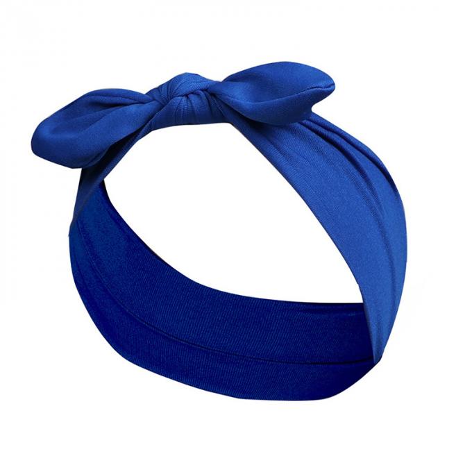 a mão feita sob encomenda por atacado de Bunny Ears dos desenhos animados das crianças da faixa da curva veste o acessório do cabelo das crianças