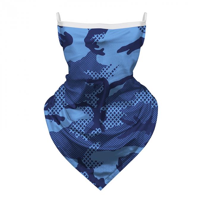 Bandanas respiráveis do lenço do unicórnio dos desenhos animados das crianças com proteção de Sun das crianças dos laços da orelha