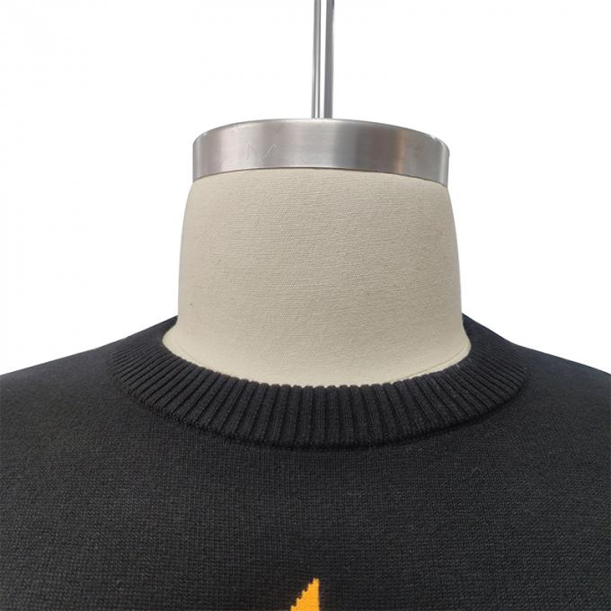 Estilo da forma mais camisetas do pulôver do pescoço do círculo de Autumn Winter Casual Warm do tamanho