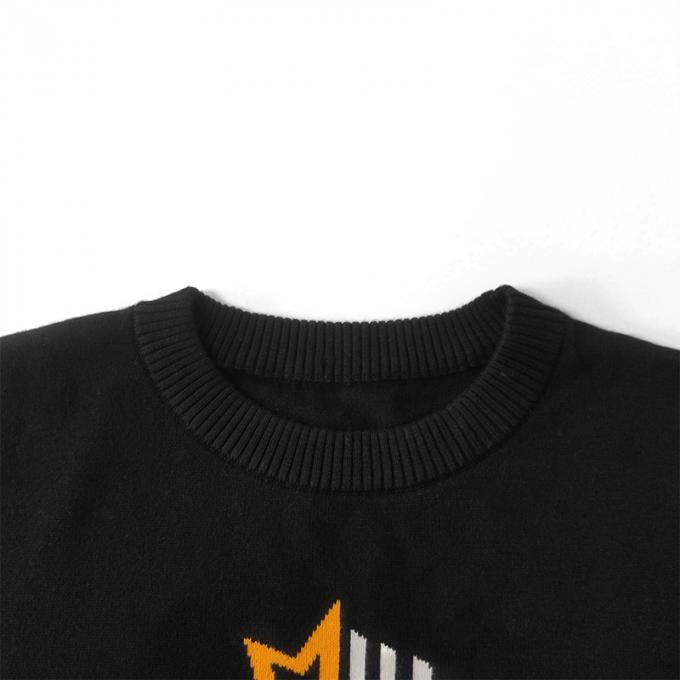 Estilo da forma mais camisetas do pulôver do pescoço do círculo de Autumn Winter Casual Warm do tamanho