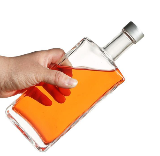 Garrafa de água de vidro com o recipiente Leakproof reusável da tampa larga plástica protetora da boca para os esportes & o curso - BPA livre