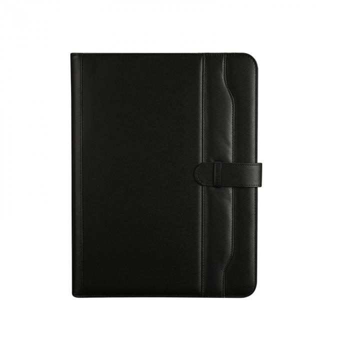 Caderno dos artigos de papelaria do portfólio da calculadora do organizador do flie do dobrador do documento da conferência do presente A4 do negócio