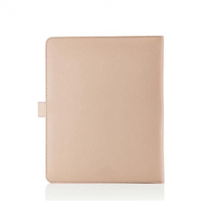 Organizador de couro do documento do escritório da pasta de arquivos da conferência do portfólio do negócio do arquivo do bolso do caderno da pasta A5