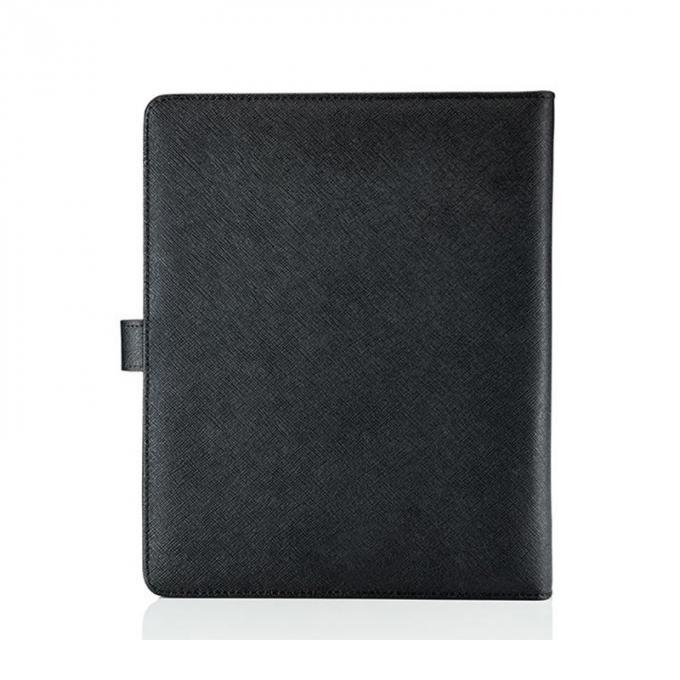 Organizador de couro do documento do escritório da pasta de arquivos da conferência do portfólio do negócio do arquivo do bolso do caderno da pasta A5