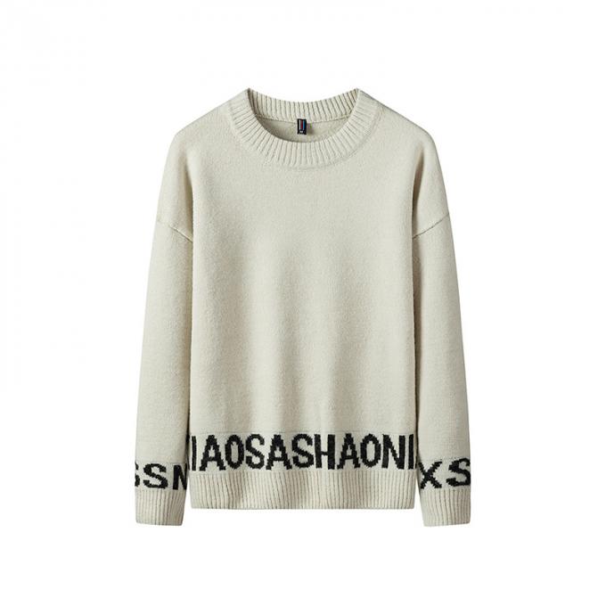 Revestimento ocasional da camiseta dos homens da forma do casaco de lã da camiseta de Autumn Winter da roupa dos homens por atacado da fábrica