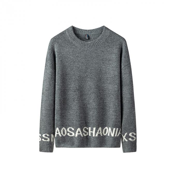 Revestimento ocasional da camiseta dos homens da forma do casaco de lã da camiseta de Autumn Winter da roupa dos homens por atacado da fábrica