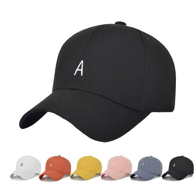 Embroidery Cotton Sports Baseball Cap Pigment Dyed For Outdoor Activities