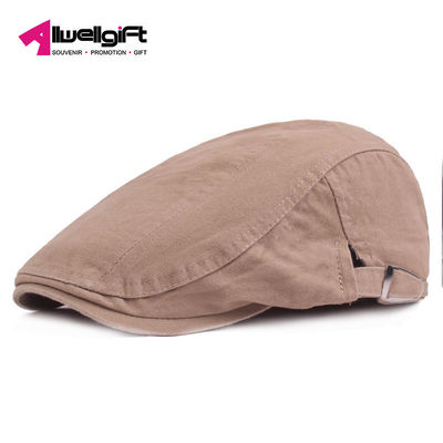 Adjustable Custom Logo Hats Cotton Travel Beret Cap for Adults