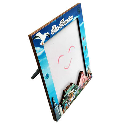 USA San Francisco Tourist  Photo Frames Souvenir Gift Wooden Sky Blue Frames